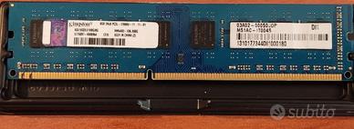 RAM Kingston 8GB PC3-12800 DDR3-1600MHz