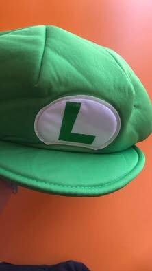 COSPLAY CAPPELLO LUIGI BROS NINTENDO NUOVO