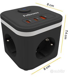 Multipresa - 3 Tipo F, 2 USB-C, 1 USB-A *NUOVO *