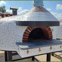 Forno per Pizza Bianco e Marrone Diam. cm. 140