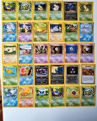 Lotto carte Pokemon vintage set neo