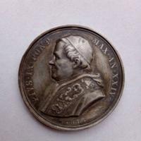medaglia argento Pio IX