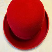 Cappello uomo Bombetta ROSSO
