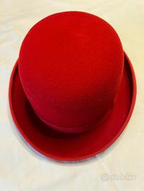 Cappello uomo Bombetta ROSSO
