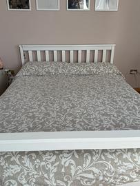 Letto alla francese con rete e materasso