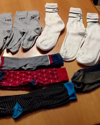 Set 7 paia calze Uomo sport / casual TG unica