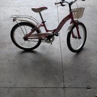 bicicletta bambina venti pollici semi nuova