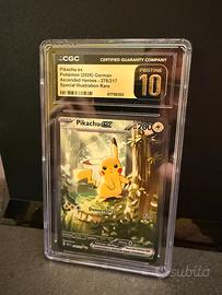 Pikachu Ex CGC Pristine 10