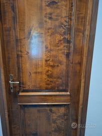 3 PORTE INTERNE IN LEGNO FINITURA NOCE