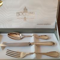 Tris posate d'argento 