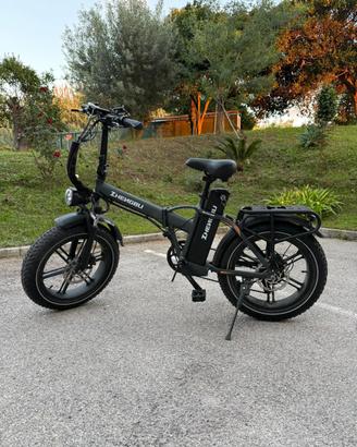 Bici elettrica pieghevole