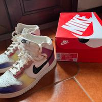 Nike Dunk High Multi-Color Gradient Donna N.37.5