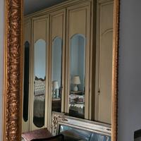 Specchio Rettangolare Cornice Oro - 130x90 cm