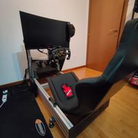 Struttura simulatore stile F1 in profilato