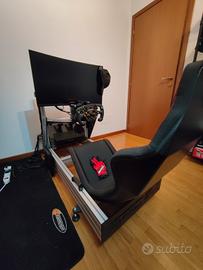 Struttura simulatore stile F1 in profilato