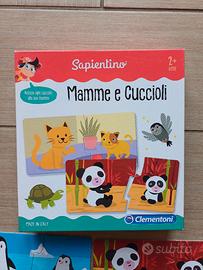 Sapientino Clementoni Mamme e Cuccioli puzzle 2+