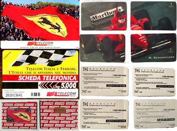 Ferrari Lotto Schede Telefoniche