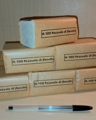 Nr. 600 pezzuole per pulizia armi.
