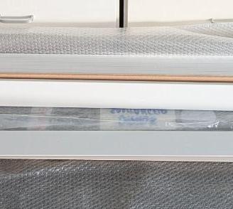 Battiscopa bianco 14x80x2400mm nuovi 7 pezzi+extra