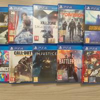 Lotto 10 videogiochi PlayStation 4