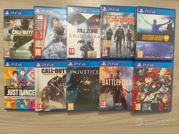 Lotto 10 videogiochi PlayStation 4