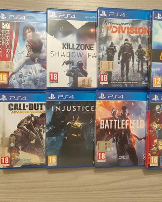 Lotto 10 videogiochi PlayStation 4