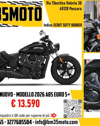 Indian Scout Bobber Sixty 2026 - PROMO
