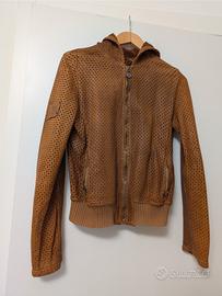 Giacca vera pelle traforata Maledetti Toscani Made