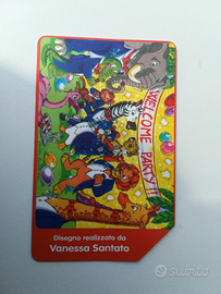 Scheda telefonica kinder pingui