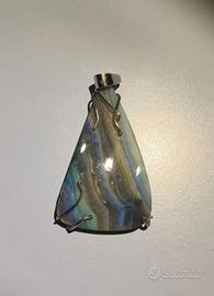 Pendente opale boulder in oro 18kt