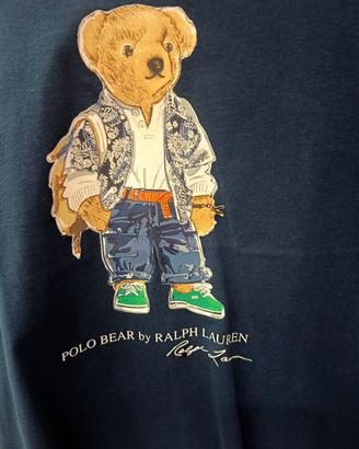 T-shirt bsmbinPolo Ralph Lauren blu 7 anni 