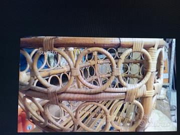 Culla in vimini Originale inizi Anni '60