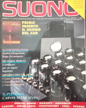 Rivista SUONO n° 216 del 1991