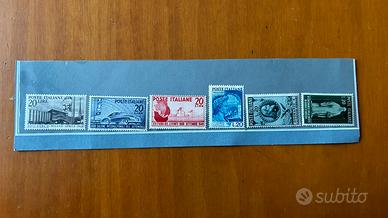 Lotto 6 francobolli italia NUOVI  anno 1949 1950