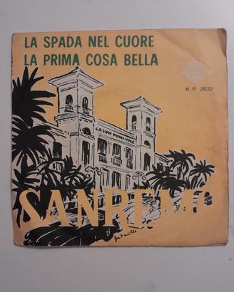 Disco vinole 45 giri SANREMO 1970
