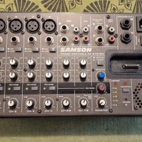 Amplificatore 300W Mixer Dock Ipod Samson XP308i