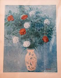 Stampa di "Fiori nel vaso cinese" - U. Lilloni
