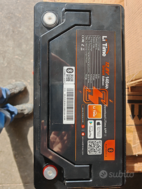 2 batterie litio LiFePO4 Li-time 12v 140 ah