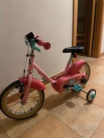 bicicletta bambina con rotelle