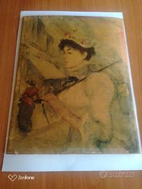 QUADRO RIPRODUZIONE DONNA CON OMBRELLINO