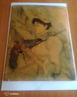 QUADRO RIPRODUZIONE DONNA CON OMBRELLINO
