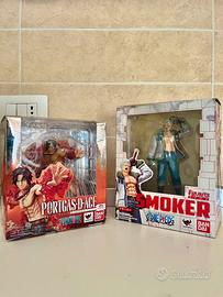 Action Figure One Piece (Smoker e Ace)