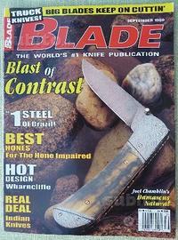 Rivista coltelli/lame ''Blade'' (SEPTEMBER 1999)