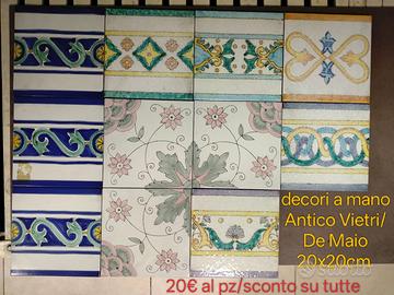 De Maio  piastrelle decorate a mano per patchwork