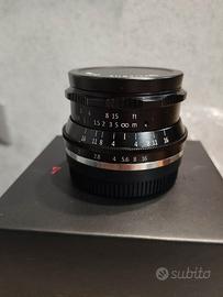 7artisans 35mm f1.2 APS-C attacco X Fujifilm