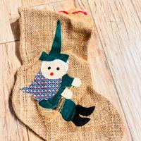 Calza Befana in Juta con Pupazzo