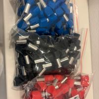 Connettori rame doppio filo a crimpare