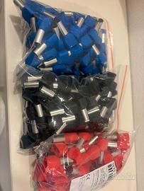 Connettori rame doppio filo a crimpare