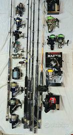 Canne, Attrezzi e materiali da pesca da barca