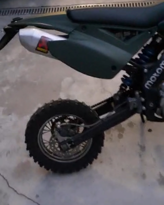 Pit bike 125 Polini targata omologa per strada